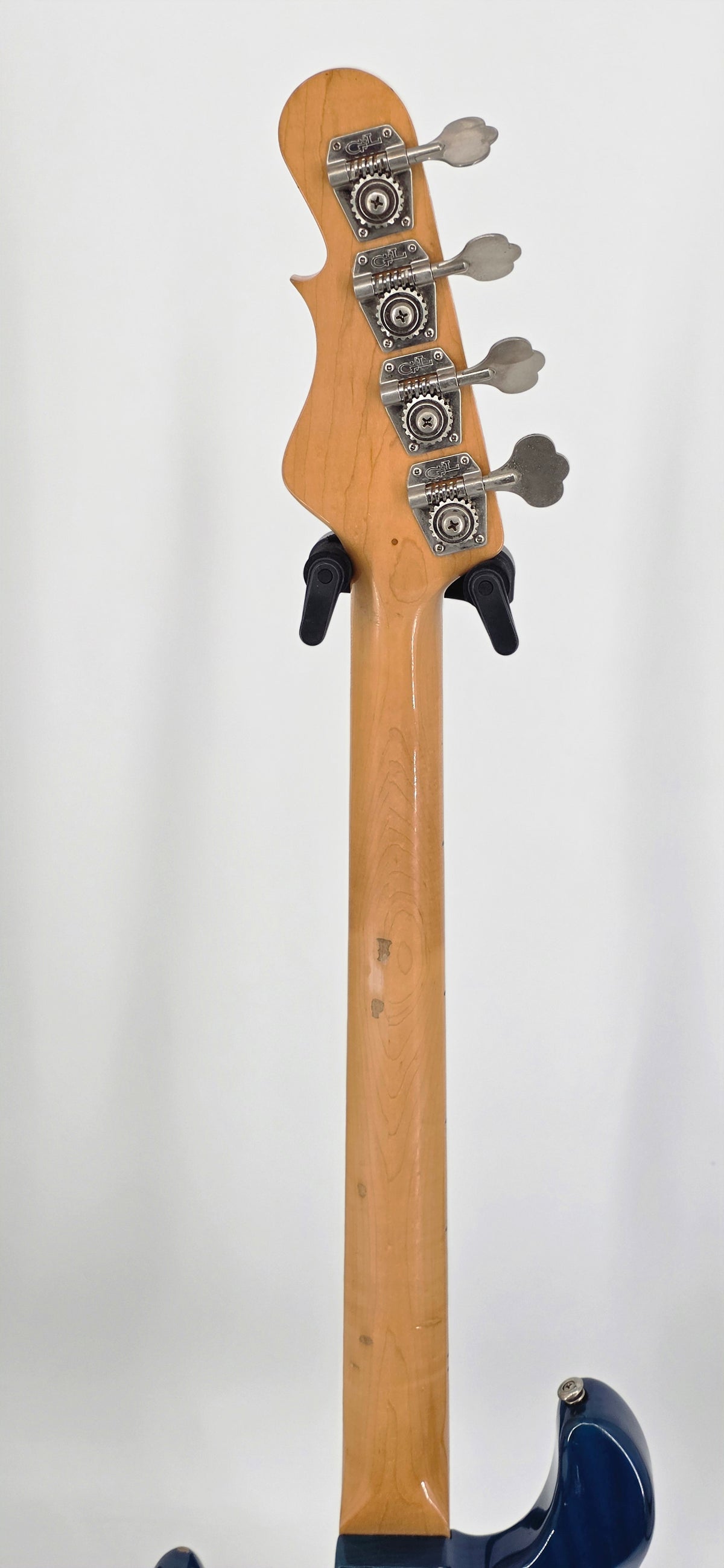 G&L - L2000 -Circa - 1995 - Transparent Blue Over Ash