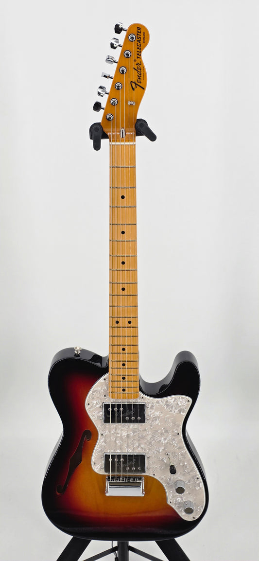 Fender - American Vintage II 1972 Telecaster Thinline - 2023 -3 Color Sunburst