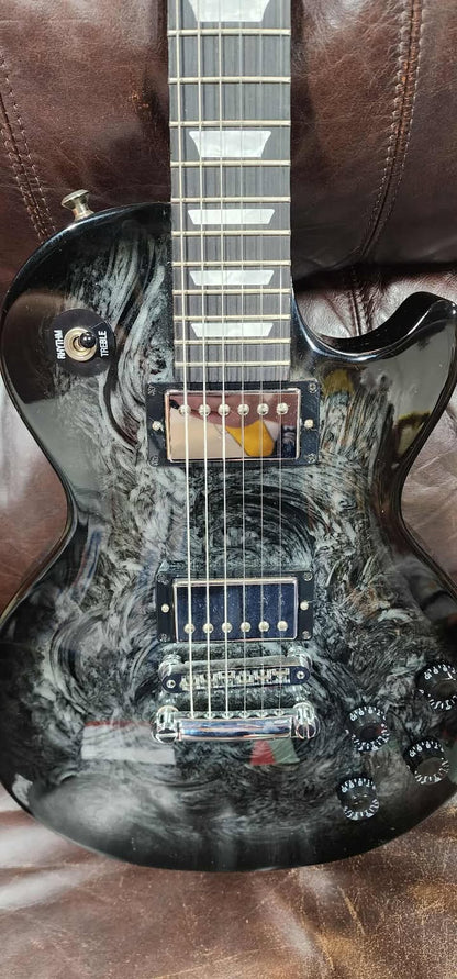 Gibson Les Paul Studio Swirl series 2011 (Black Silver)