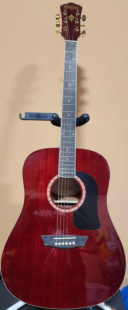 Washburn Acoustic Guitar WD100DL Dreadnought Mahogany (NEW)