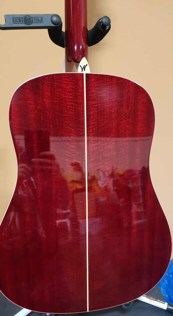 Washburn Acoustic Guitar WD100DL Dreadnought Mahogany (NEW)