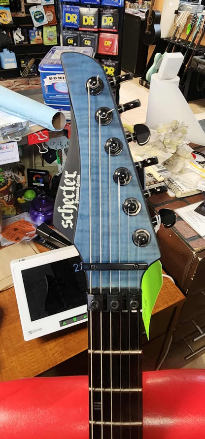 Schecter Diamond Series - Banshee GT FR - Satin Trans Blue