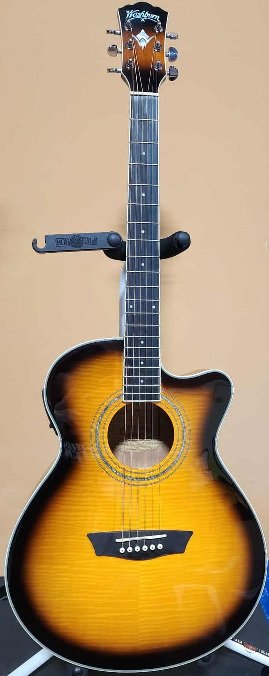 Washburn Acoustic-Electric Guitar EA15 Festival Series Sunburst (NEW)