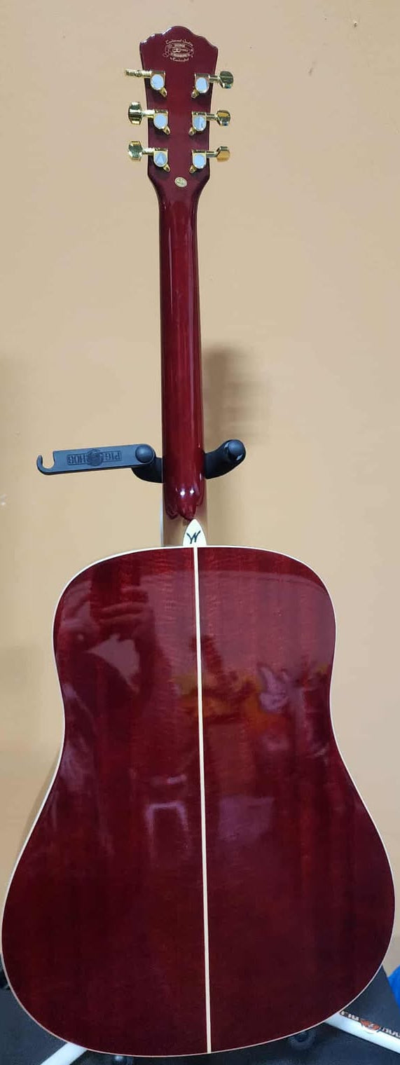 Washburn Acoustic Guitar WD100DL Dreadnought Mahogany (NEW)