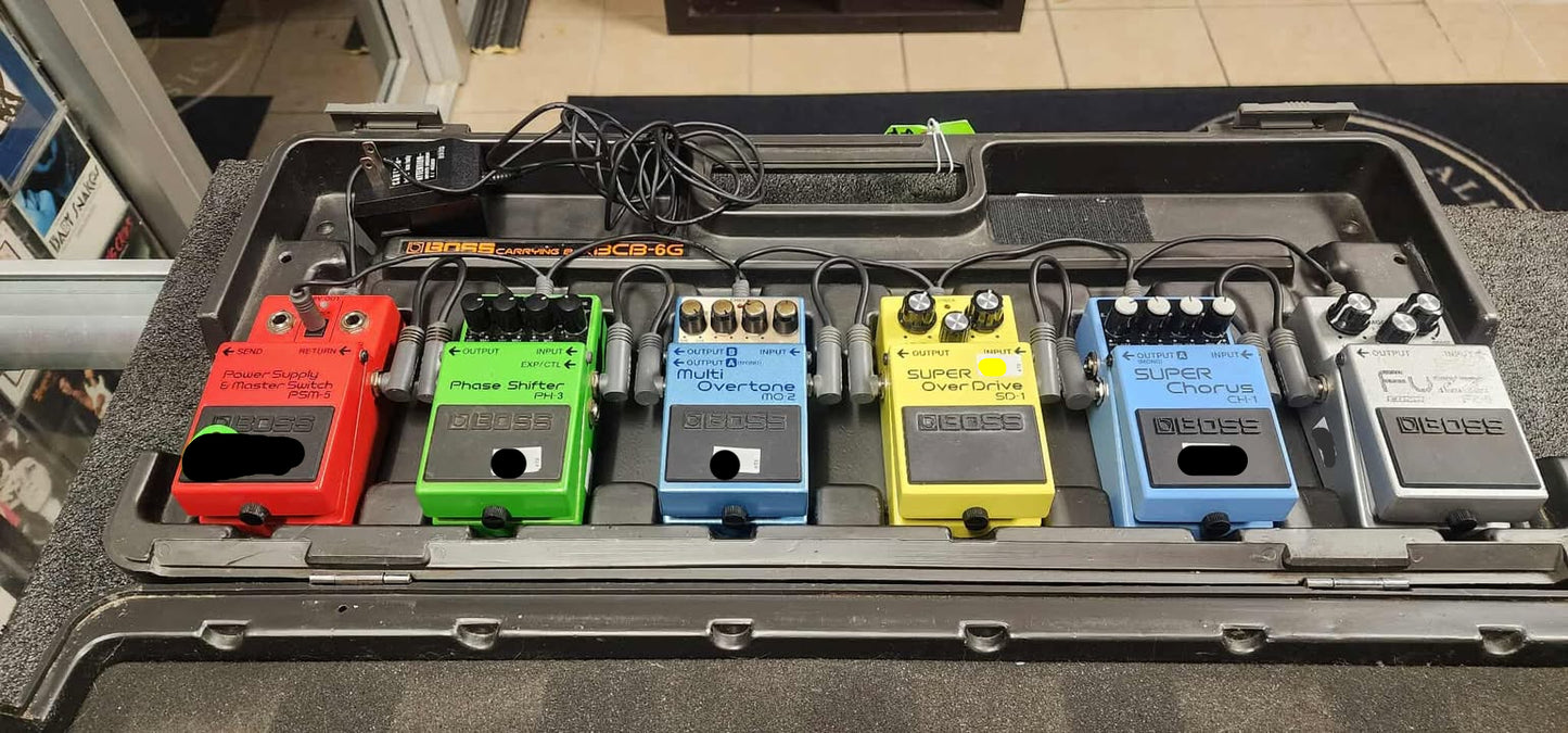 Boss Pedals and Carrying Case Combo Deal