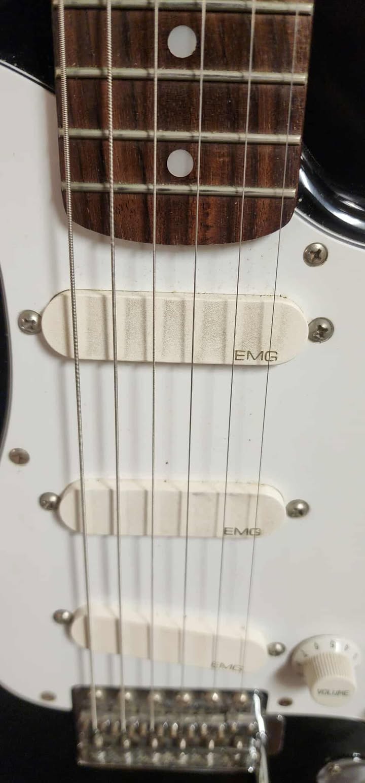 Fender Squire Series Stratocaster - 93' - Made In Korea - (Custom EMG) - Black