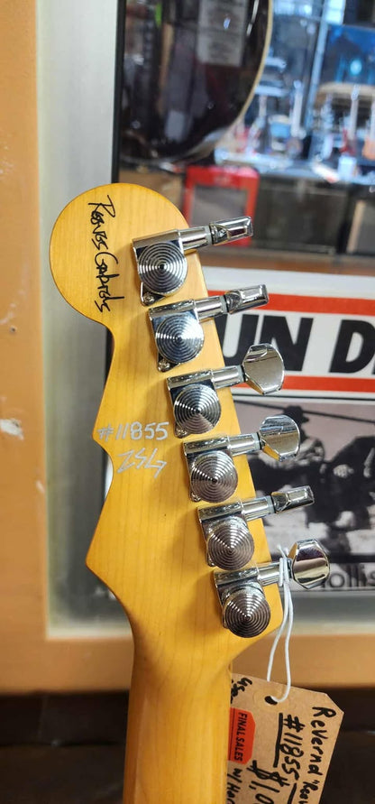 Reverend Reeves Gabrels Signature #11855 - Satin Transparent Black