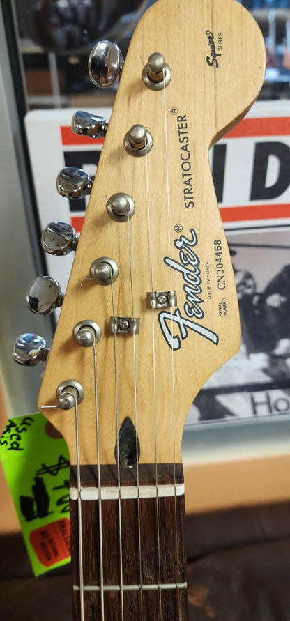 Fender Squire Series Stratocaster - 93' - Made In Korea - (Custom EMG) - Black