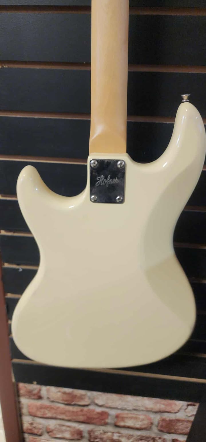Hofner Galaxie CT - 2009 Reissue - Cream White – Flemington Guitar