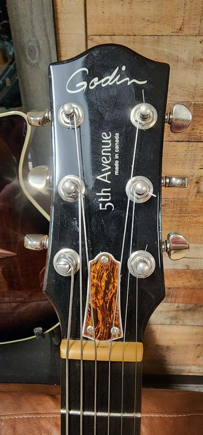 Godin -Hollow Body - 5th Avenue -Uptown Custom Havana Brown