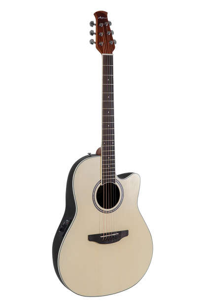 Applause E-Acoustic Guitar AB24II CS Mid Cutaway - AB24-4S - Natural Satin (NEW)