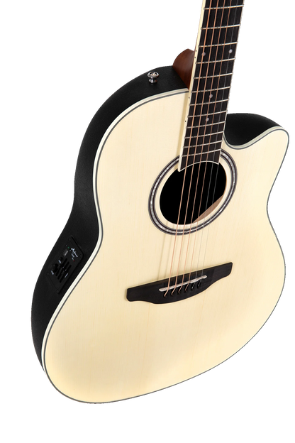 Applause E-Acoustic Guitar AB24II CS Mid Cutaway - AB24-4S - Natural Satin (NEW)