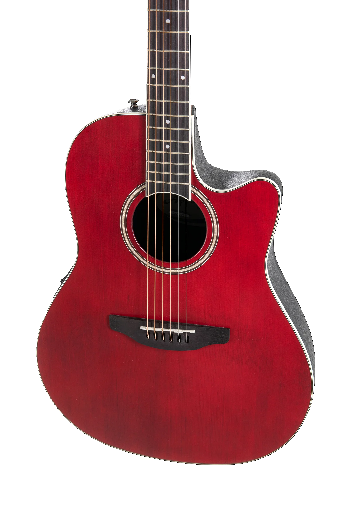 Applause E-Acoustic Guitar AB24II CS Mid Cutaway - AB24-25 - Ruby Red Satin (NEW)