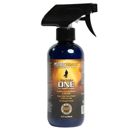 MusicNomad The Guitar One 12 oz. Tech Size – All in 1 Cleaner, Polish & Wax