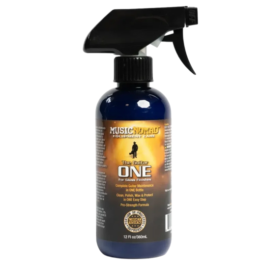 MusicNomad The Guitar One 12 oz. Tech Size – All in 1 Cleaner, Polish & Wax