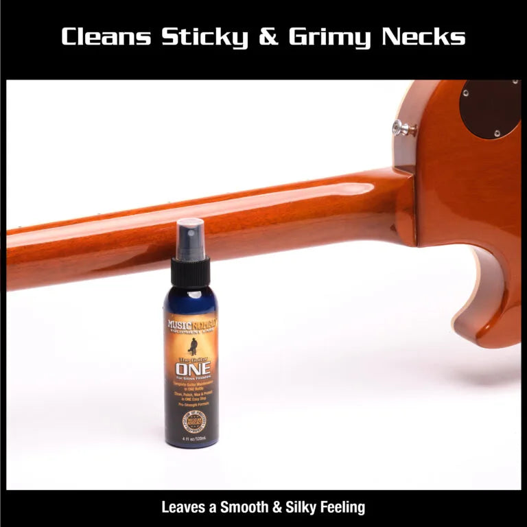 MusicNomad The Guitar ONE – All in 1 Cleaner, Polish, Wax for Gloss Finishes