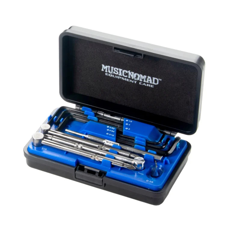 MusicNomad Premium Guitar Tech Truss Rod Wrench Set – 11 pcs.