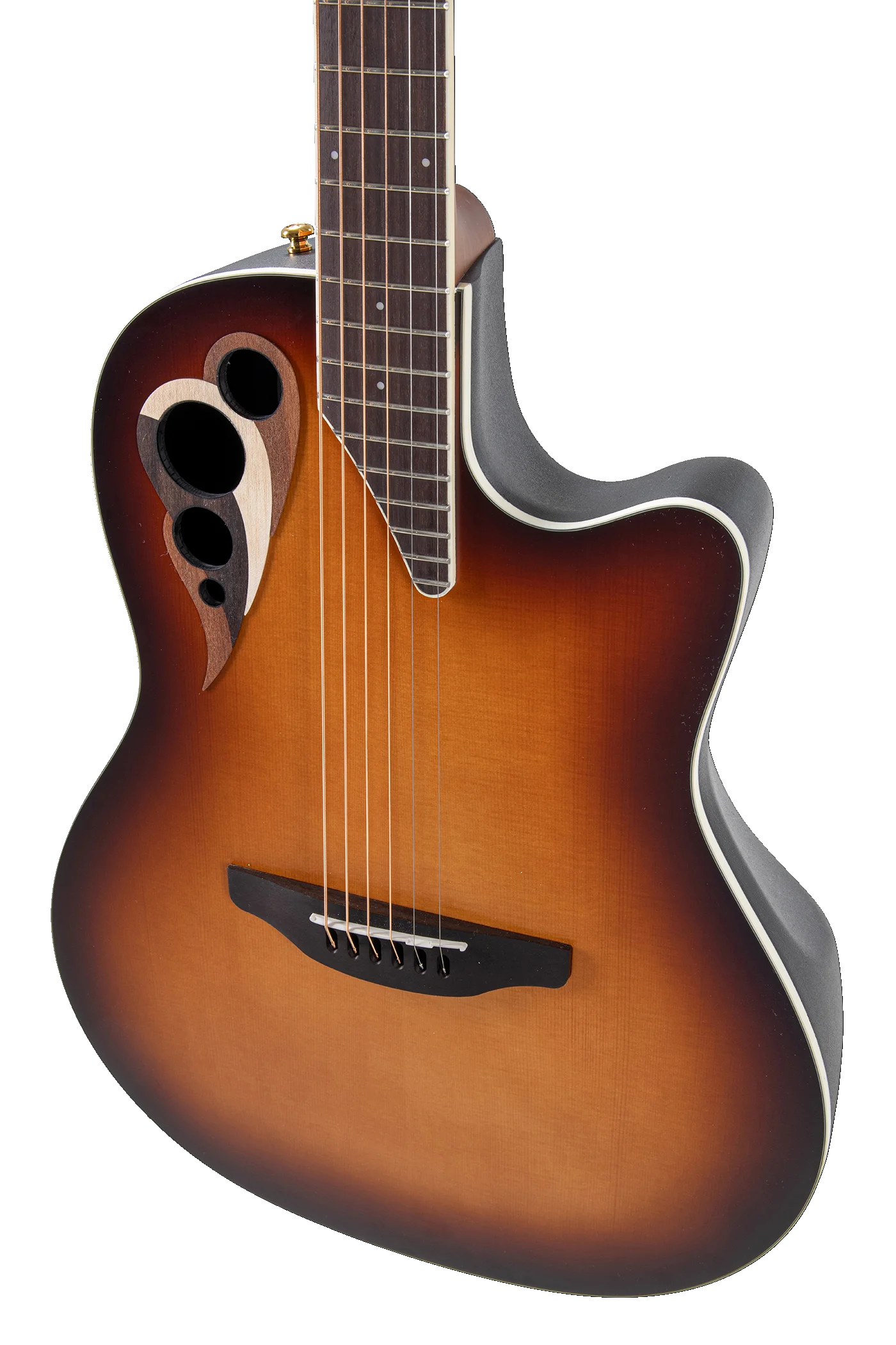 Ovation E-Acoustic Guitar Celebrity Elite Deluxe Deep Contour - CDX40-1-G - Vintage Sunburst Satin (NEW)