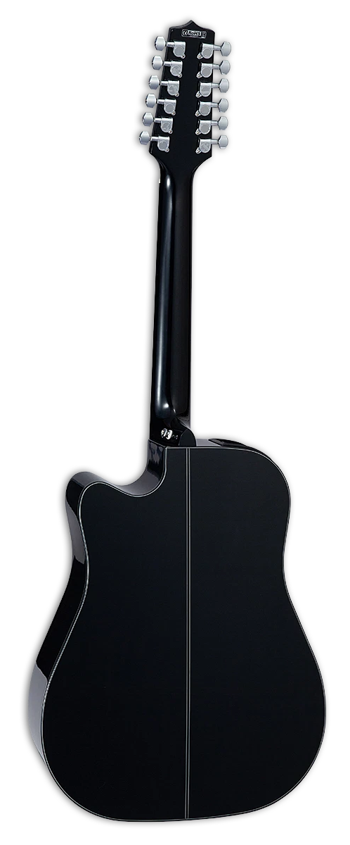 Takamine 12 string- G30 Series - GD30CE-12 BLK - Gloss Black (NEW)