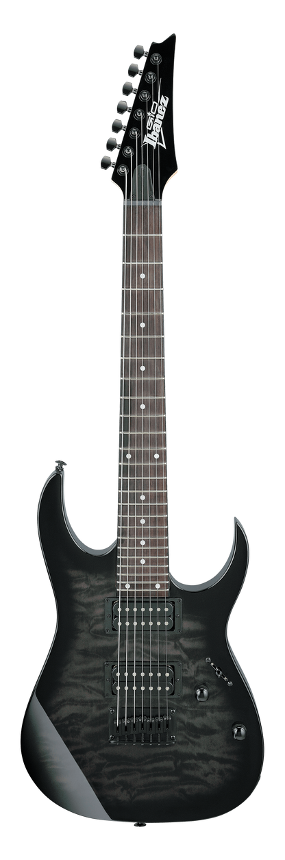 Ibanez 7 String - RG - GRG7221QA - TKS - Transparent Black Sunburst (NEW)