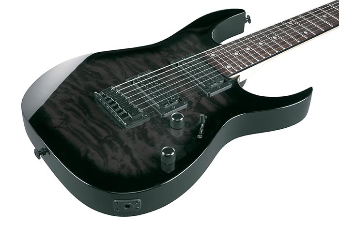 Ibanez 7 String - RG - GRG7221QA - TKS - Transparent Black Sunburst (NEW)