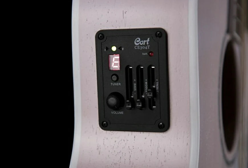 Cort - Jade Classic Pop- Series Acoustic Electric Cutaway Guitar -Pastel Pink Open Pore (NEW)