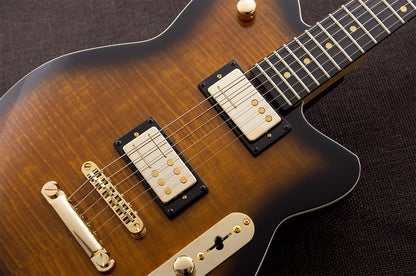 Reverend - Bolt-On Series - Charger RA FM Finishes - 2024 -Transparent Coffee Burst Flame Maple (NEW)