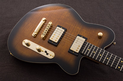 Reverend - Bolt-On Series - Charger RA FM Finishes - 2024 -Transparent Coffee Burst Flame Maple (NEW)