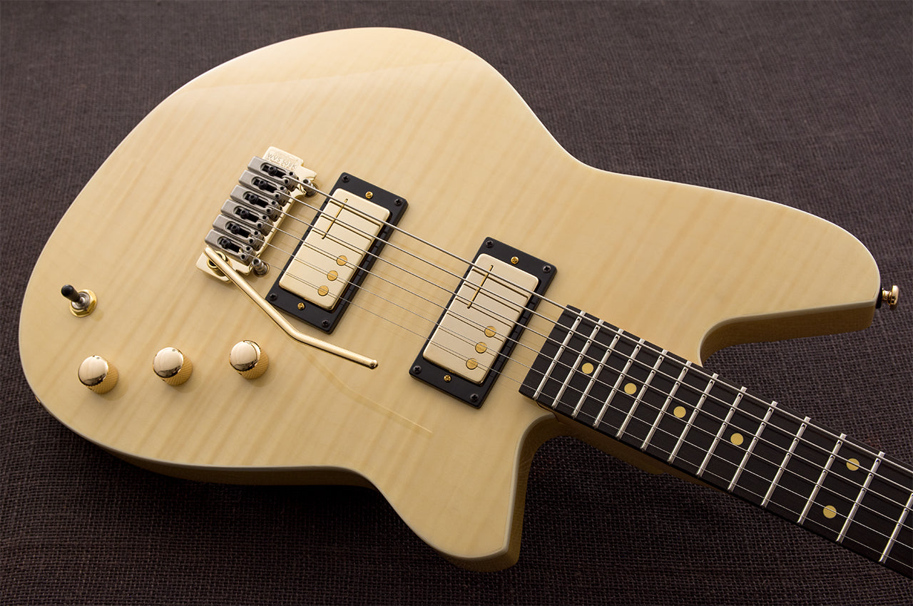 Reverend - Bolt-On Series - Descent W – 10th Anniversary Edition Finishes - 2025 -  Natural Flame maple(NEW)