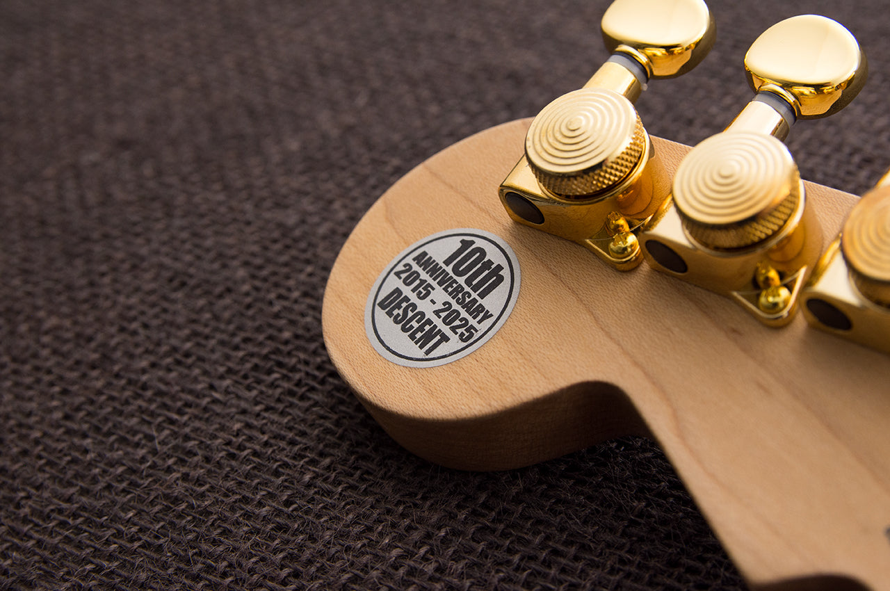 Reverend - Bolt-On Series - Descent W – 10th Anniversary Edition Finishes - 2025 -  Natural Flame maple(NEW)