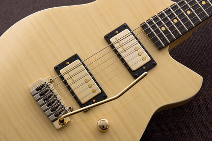 Reverend - Bolt-On Series - Descent W – 10th Anniversary Edition Finishes - 2025 -  Natural Flame maple(NEW)