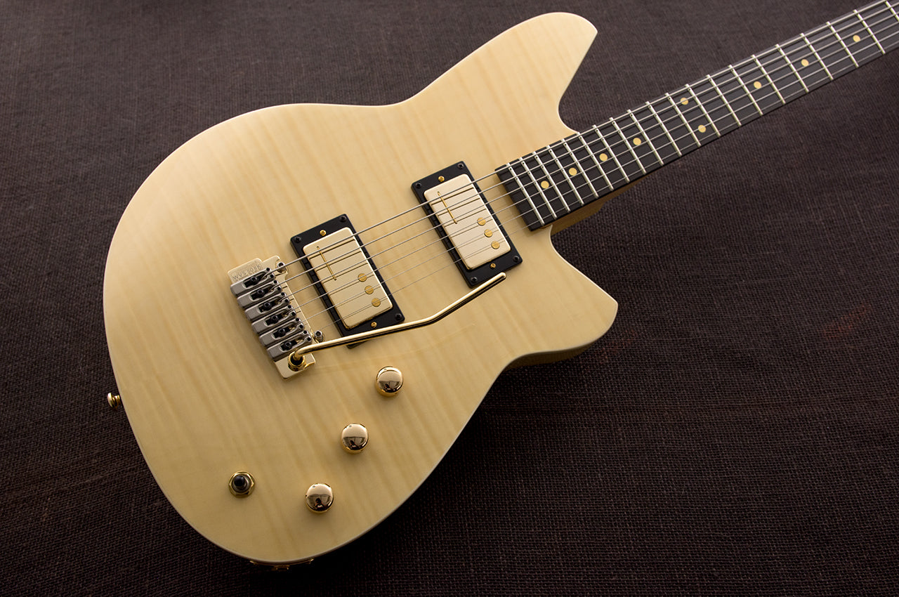 Reverend - Bolt-On Series - Descent W – 10th Anniversary Edition Finishes - 2025 -  Natural Flame maple(NEW)