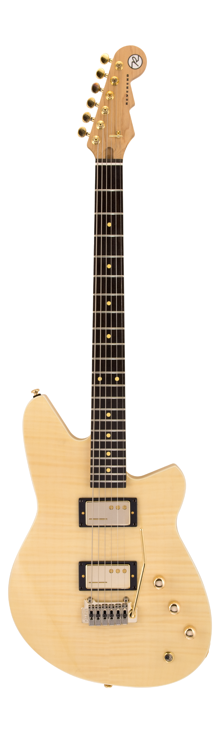 Reverend - Bolt-On Series - Descent W – 10th Anniversary Edition Finishes - 2025 -  Natural Flame maple(NEW)
