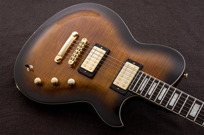 Reverend - Set-Neck Series - Roundhouse RA FM - 2024 - Transparent Coffee Burst Flame Maple (NEW)