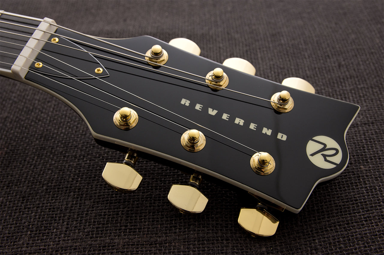 Reverend - Set-Neck Series - Roundhouse RA FM - 2024 - Transparent Coffee Burst Flame Maple (NEW)