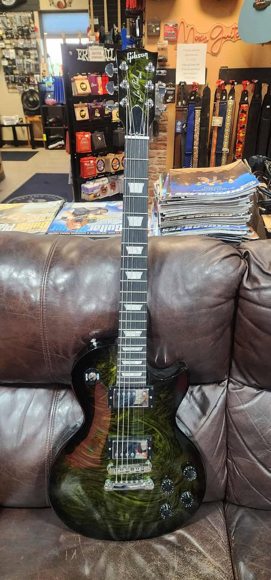 Gibson Les Paul Studio Swirl series 2011 (Black Green)